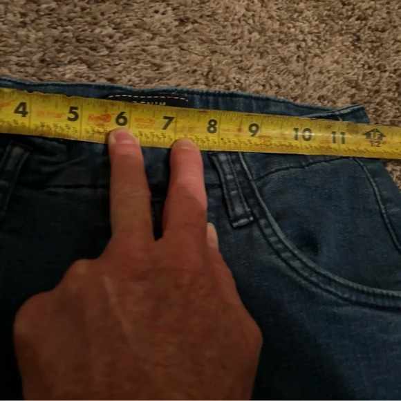 Jealous Tomato Bell Bottoms Jeans Flare High Rise size small - Picture 6 of 8